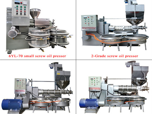 peanut oil press-- integrated screw oil press