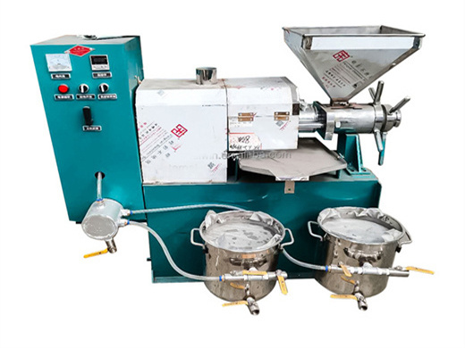 vegetable oil extraction systems oil expeller presses