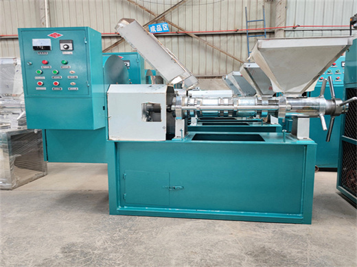 the processing of the screw oil press machine is a