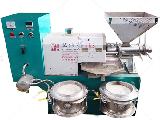 easy operation middle mustard oil processing machine