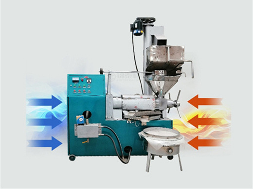 cold and hot sunflower seed spiral oil processing machine