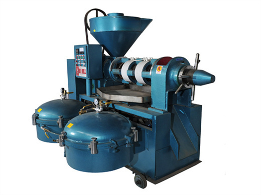 vegetable oil press machines manufacturer and supplier