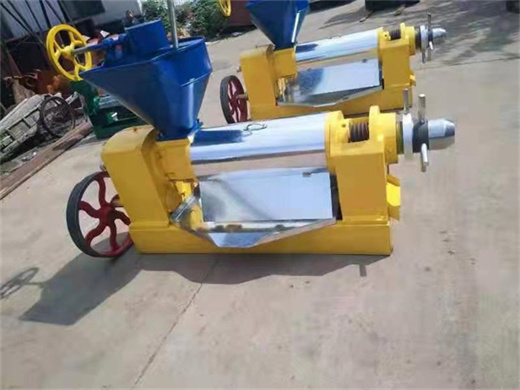 mini oil mill plant for processing various vegetable seeds