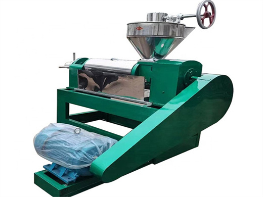vegetable oil extraction systems oil expeller presses