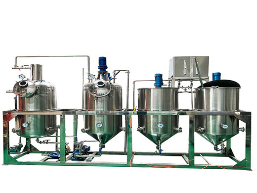 the function of vacuum system in edible oil refinery plant